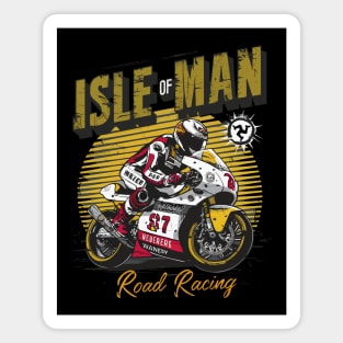 Isle of Man Road Racing Magnet